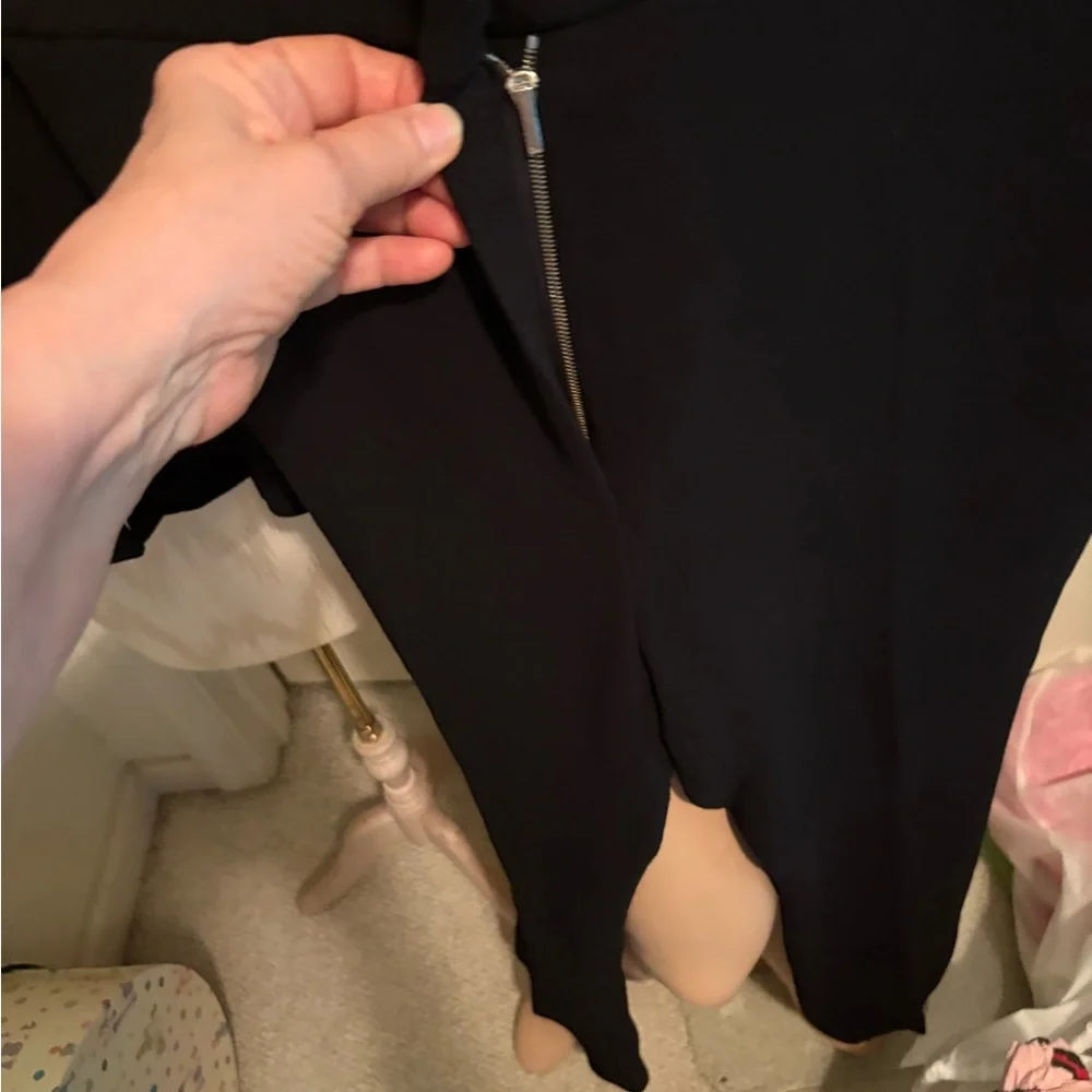 Dior Black Tailored Blazer Classic Suit crepe 8-10 $5200